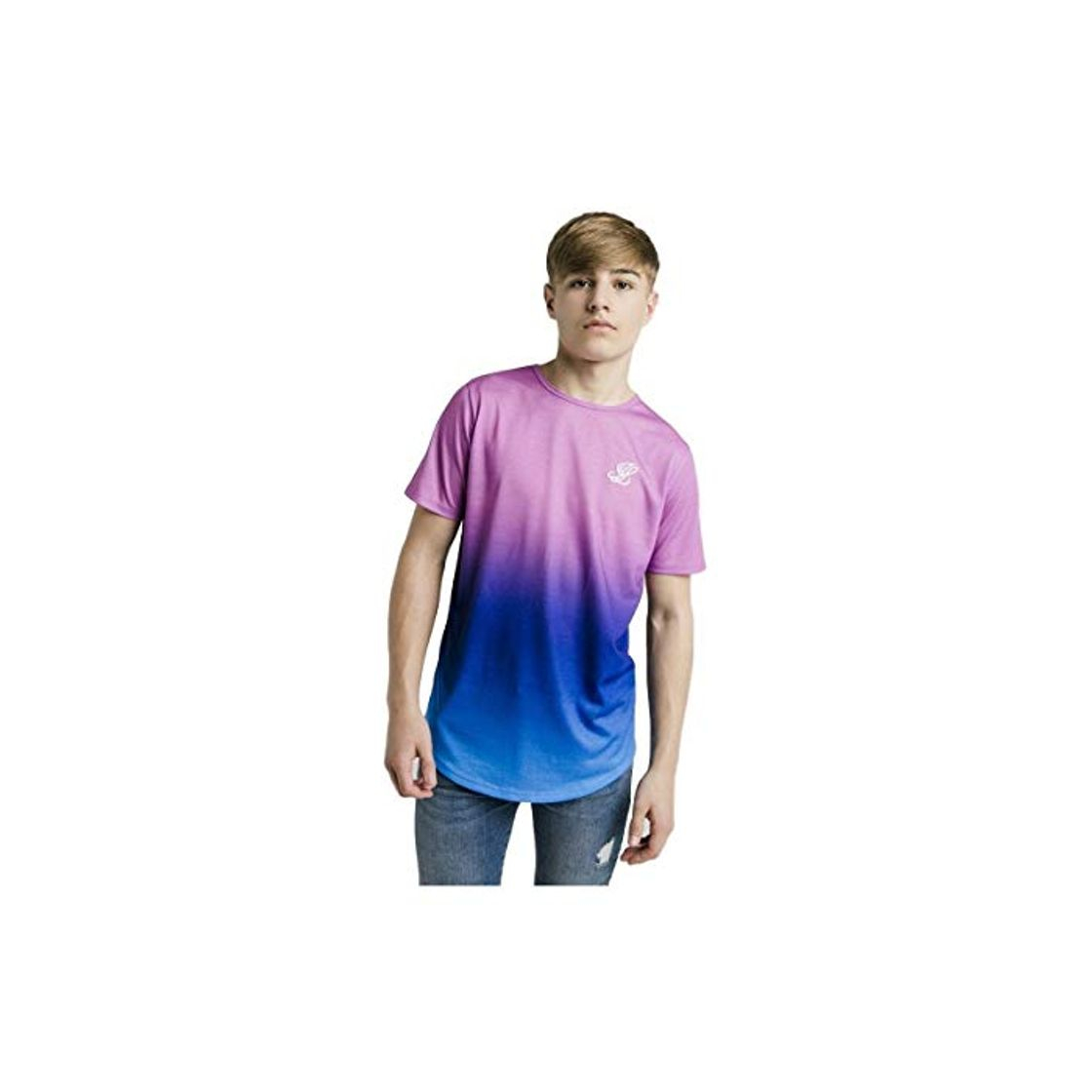 Illusive London Camiseta Niño Fade Rosa y Azul