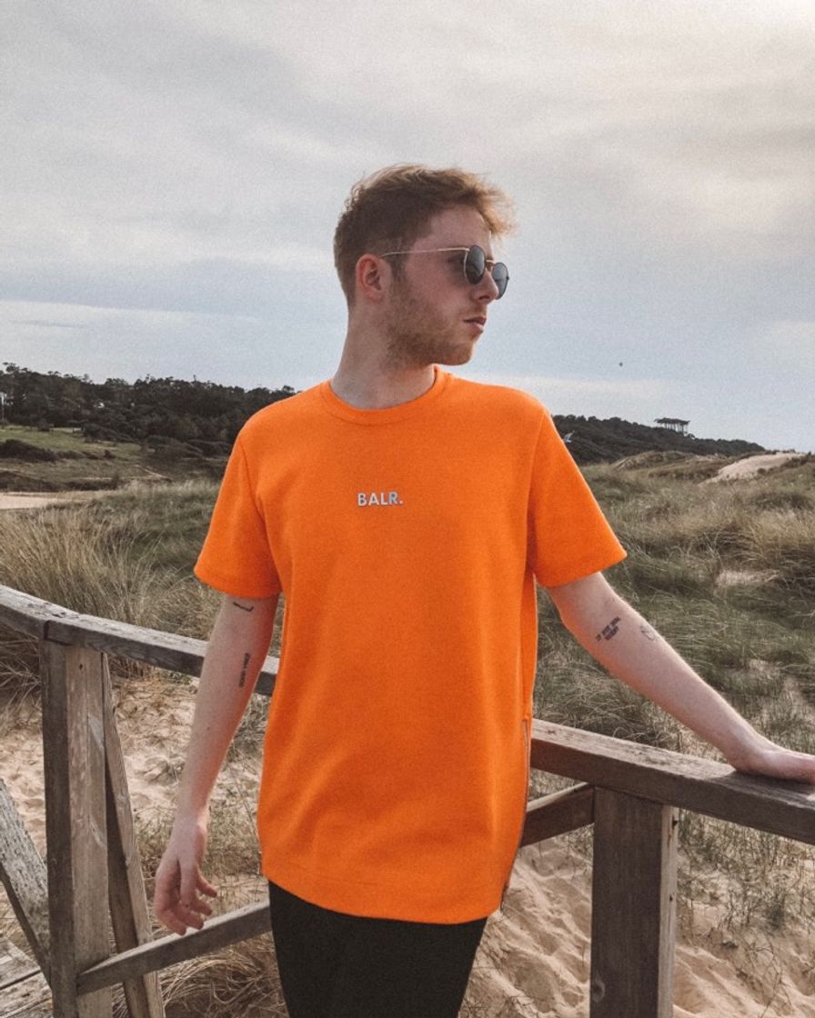 Social Camiseta naranja