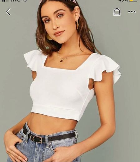 Angerella Bañadores para Mujer Trajes de Baño Pieza Ruffled Top Talle Alto