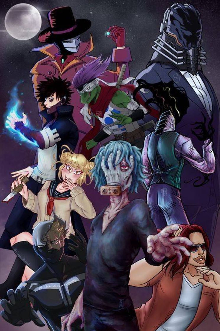 Moda Vilões bnha fanart