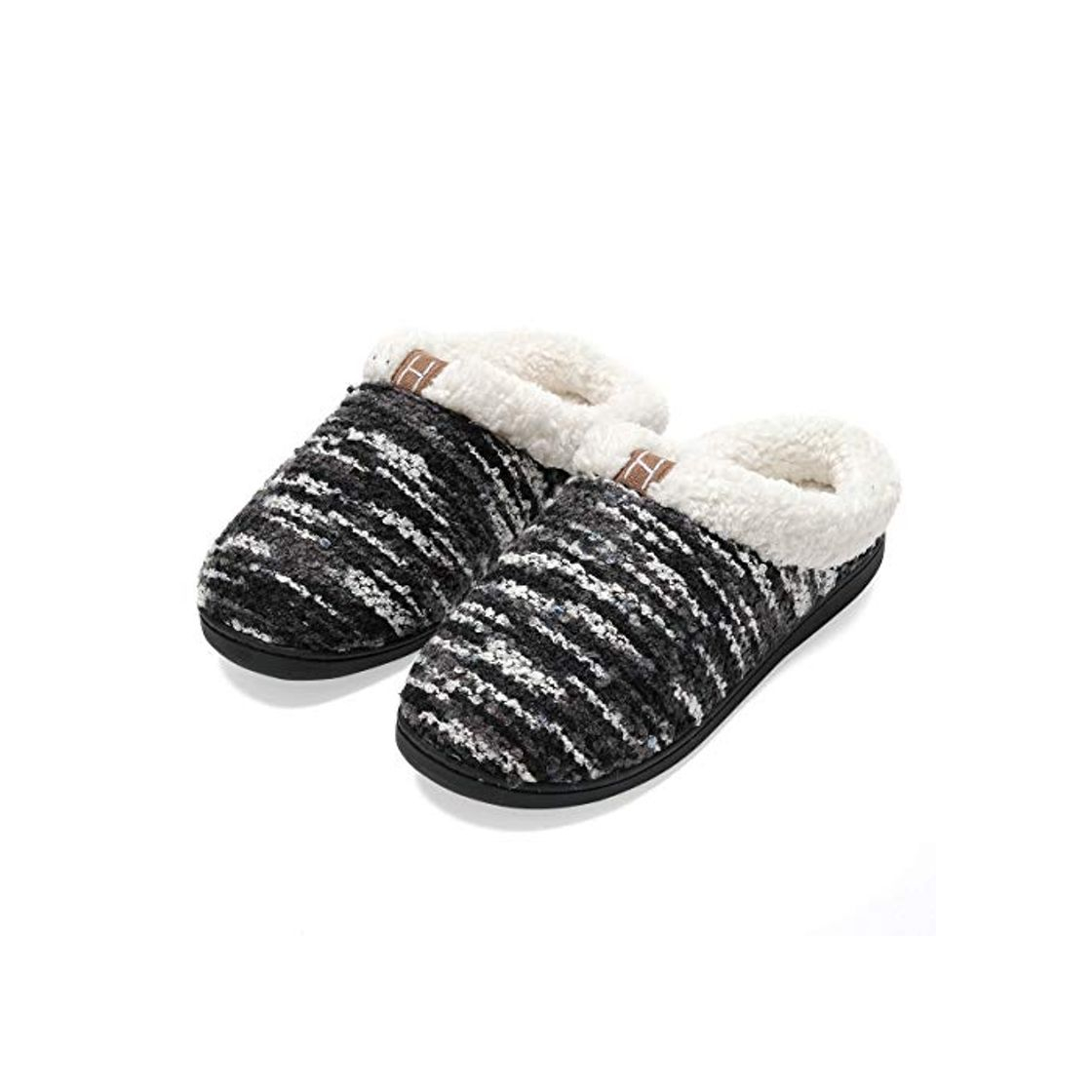 Moda Zapatillas de casa Hombre, Forro algodón, Ultraligero cómodo y Antideslizante, Pantuflas de