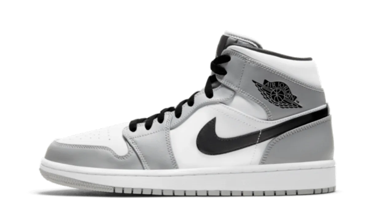 Fashion Jordan 1 Mid Light Smoke Grey 