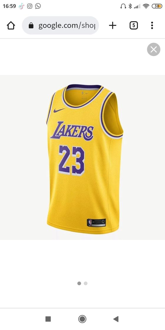 Moda Camiseta baloncesto Lakers