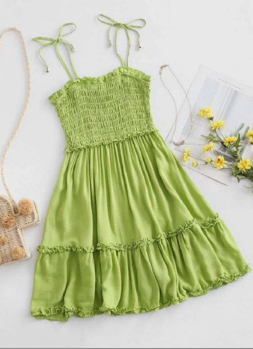 Fashion vestido verde ☘️