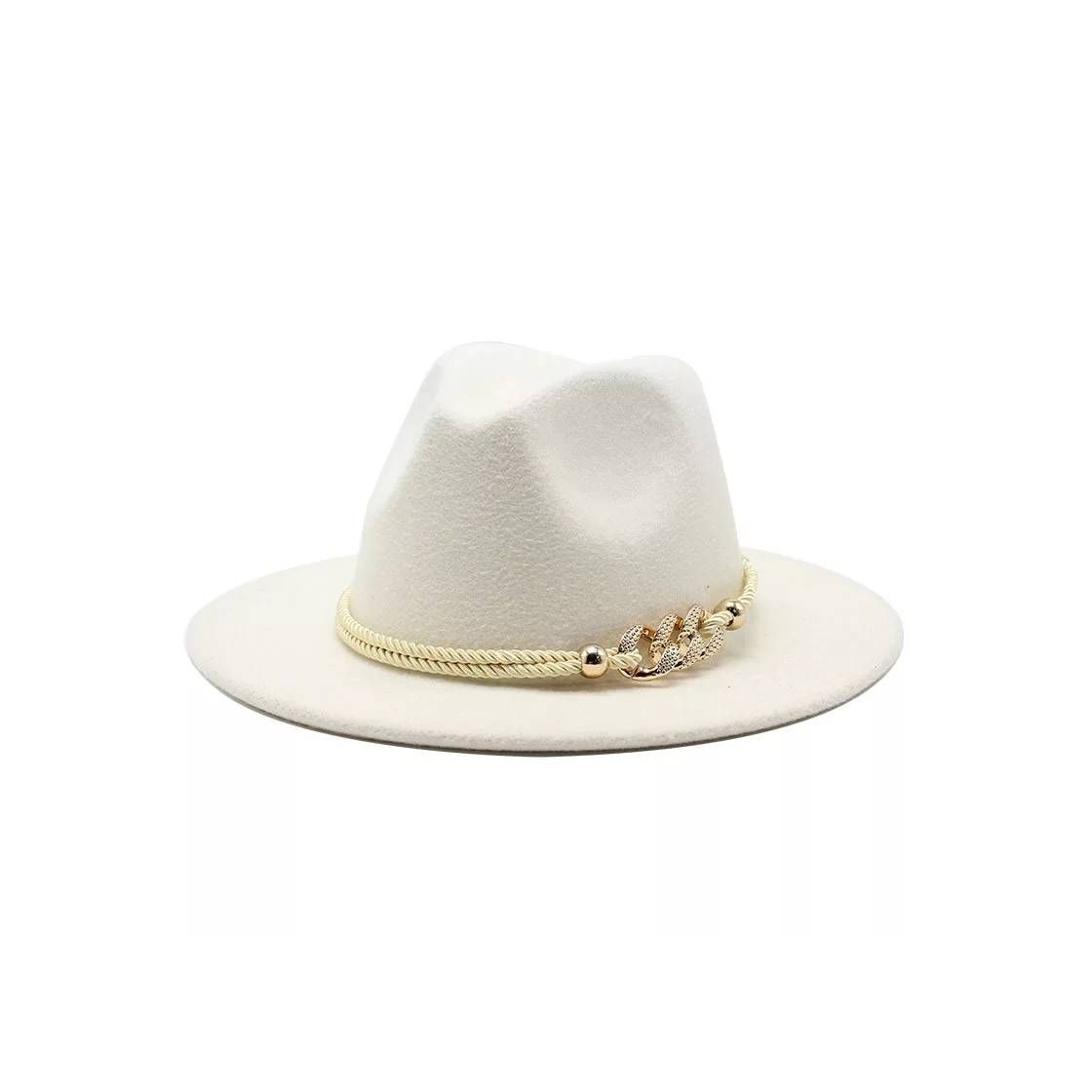 Moda Fedora blanca