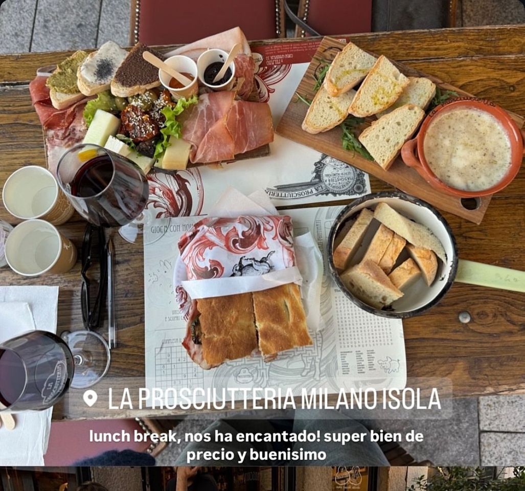 Restaurantes La Prosciutteria Milano Isola