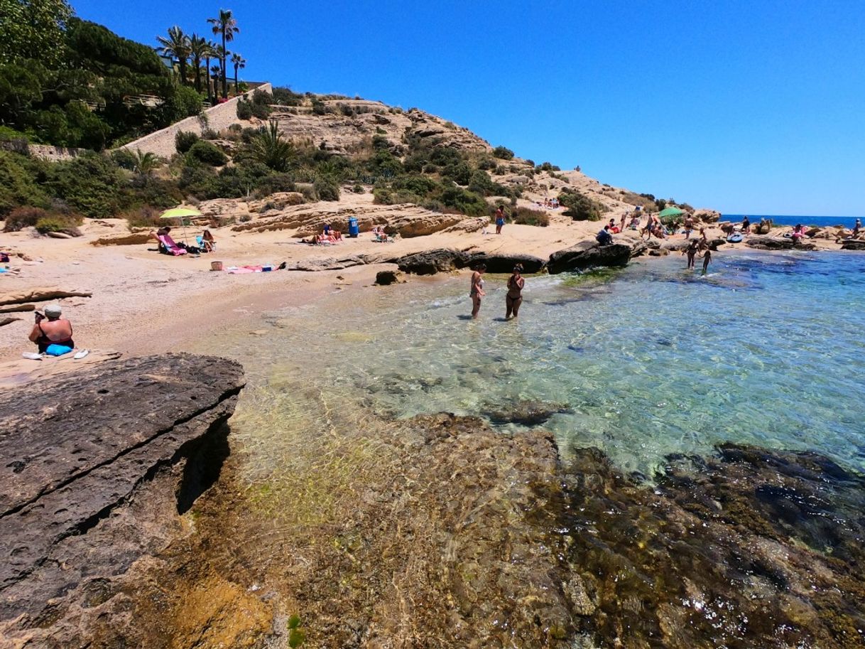 Places Calita cabo. Cala palmera