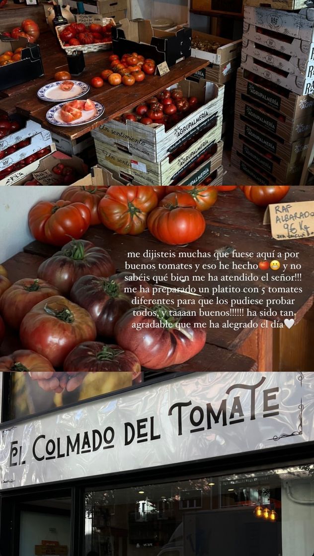 Lugar El colmado del tomate