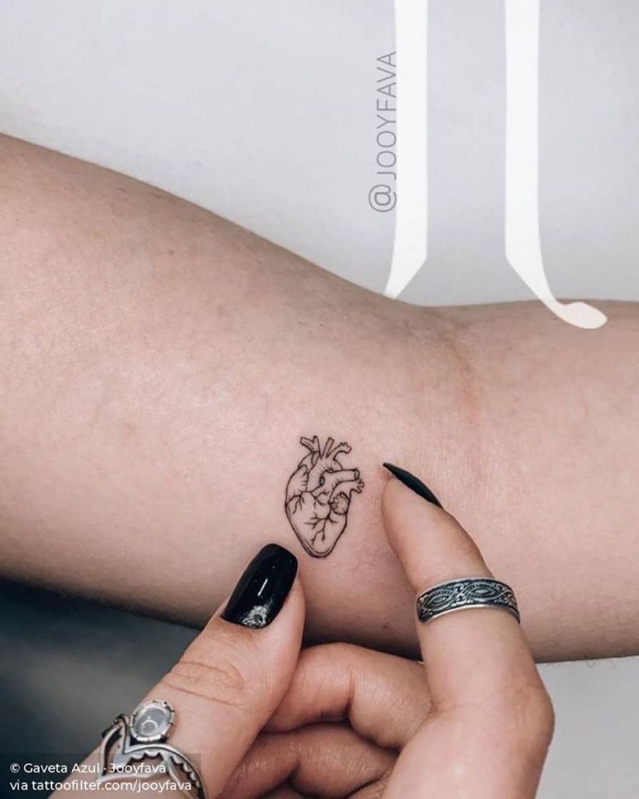 Moda Tatuaje mini corazón