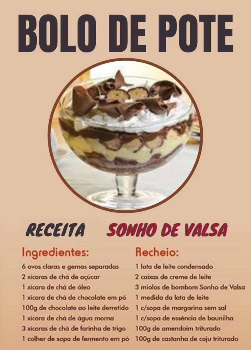 Moda Bolo no pote receita passo a passo 🍰