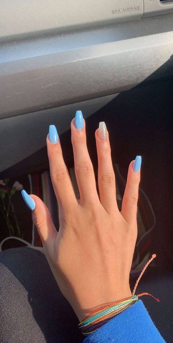 Moda Blue nail 