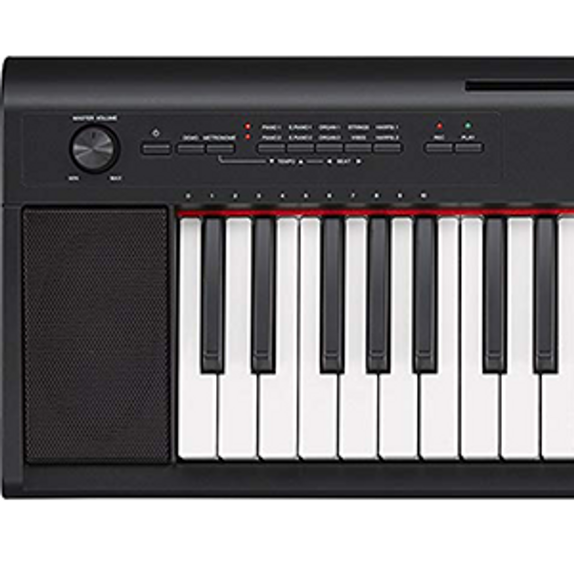 Electrónica Yamaha NP-12 Piaggero - Teclado digital portátil sencillo y elegante con 61