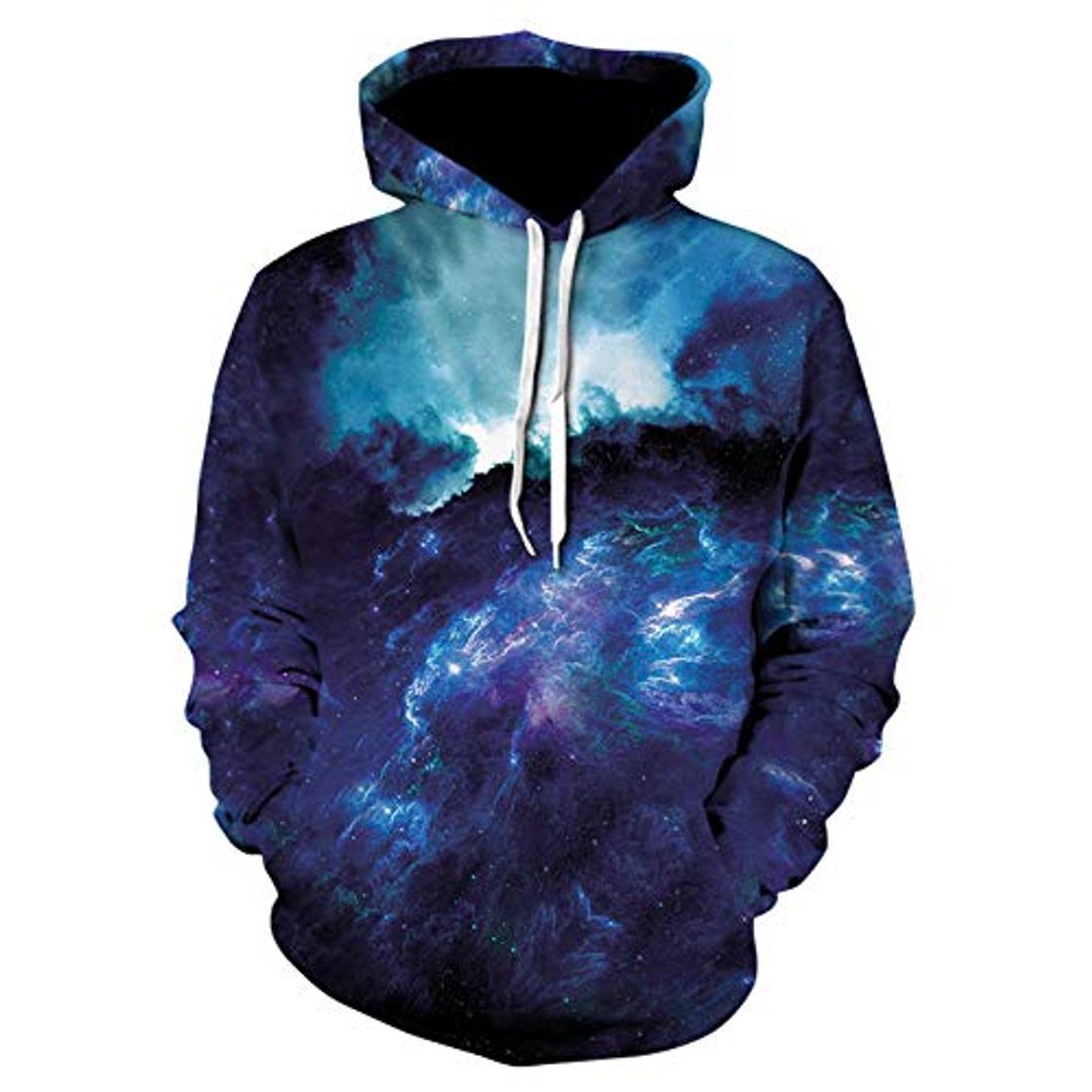 Fashion Sudadera con Capucha Impresión 3D Space Galaxy Sudaderas con Capucha para Hombre