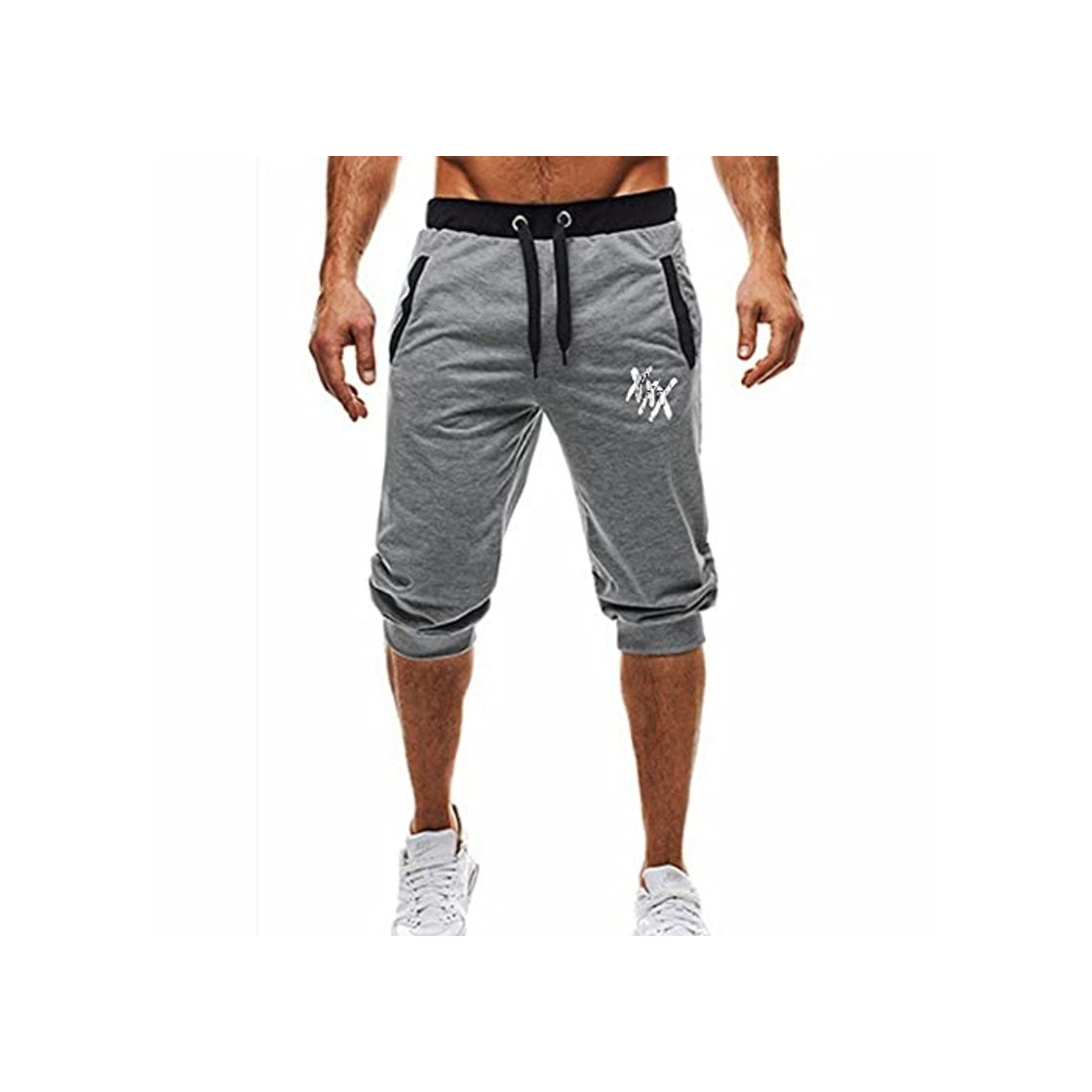 Social Shuangklei Summer Leisure Men Knee Length ShortsShort Sweatpants Pants Men  Shorts Roupa masculin