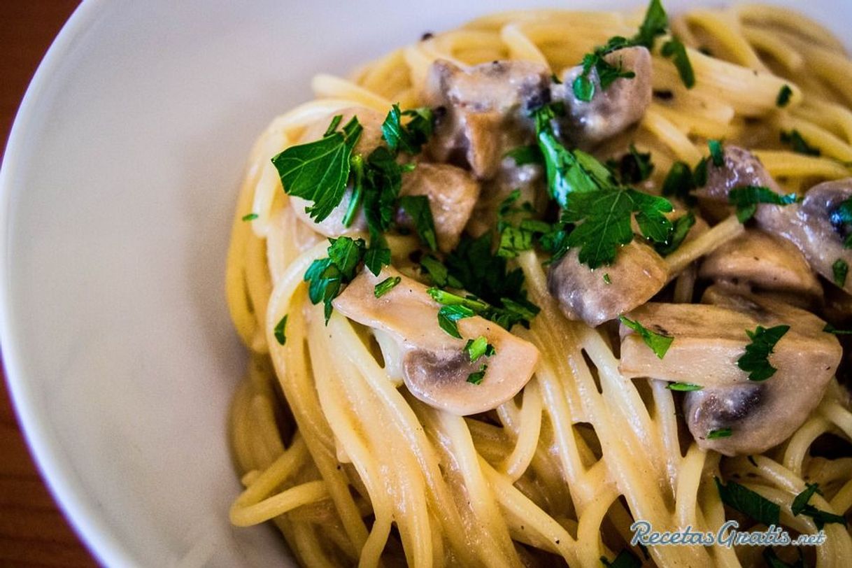 Fashion Pasta con champiñones 