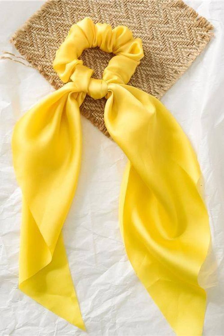 Social Scrunchie amarelo 💛