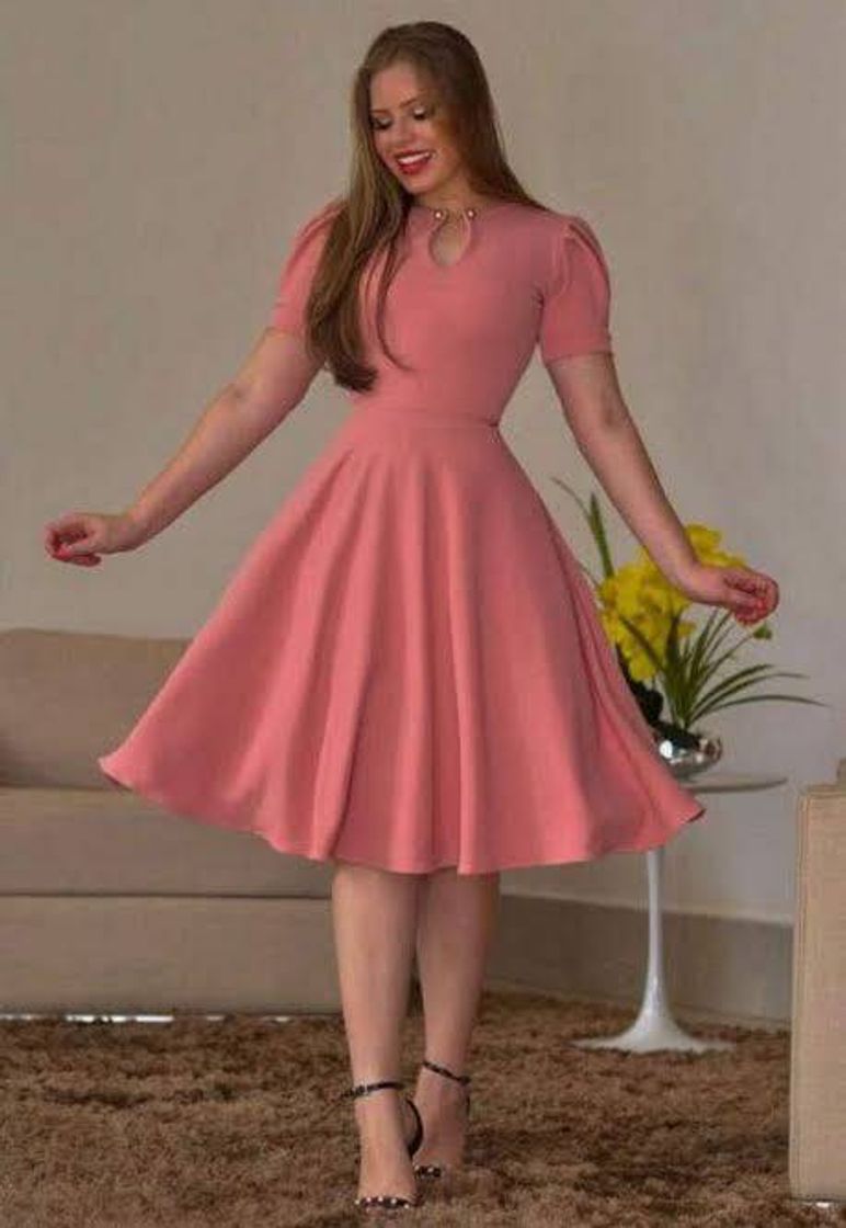 Moda Lindo esse vestido Rose