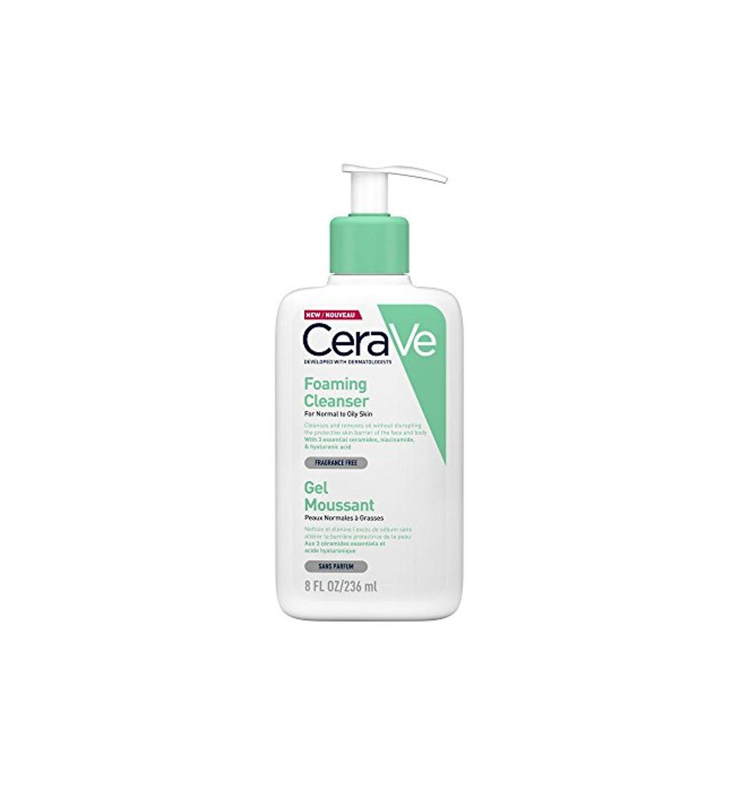 Producto CERAVE GEL LIMPIADOR ESPUMOSO PIEL NORMAL GRASA 236ML