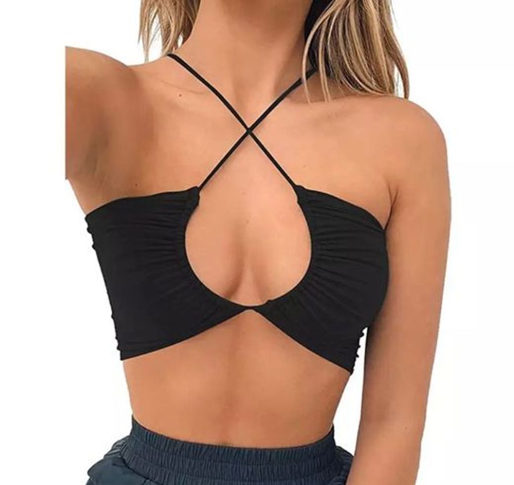 Fashion ALI Criss cross laced up top