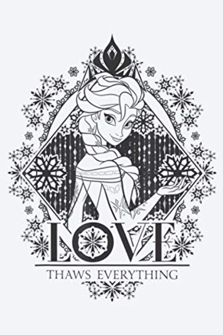 Book Disney Frozen Elsa Love Thaws Everything Graphic: Notebook Planner