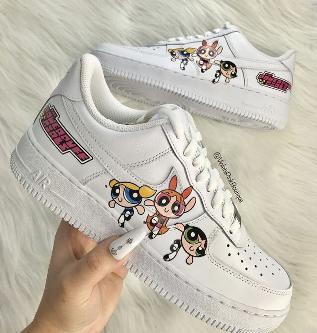 Moda Tênis Air Force 1 💚💗💙