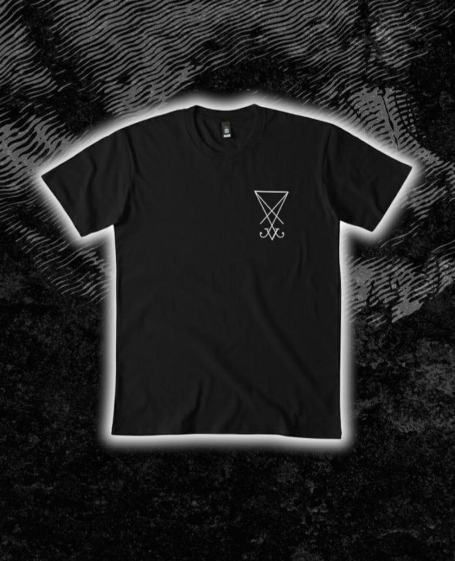 Moda Black Metal Sigil of Lucifer T