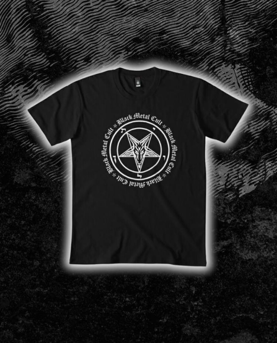 Moda Black Metal Baphomet T