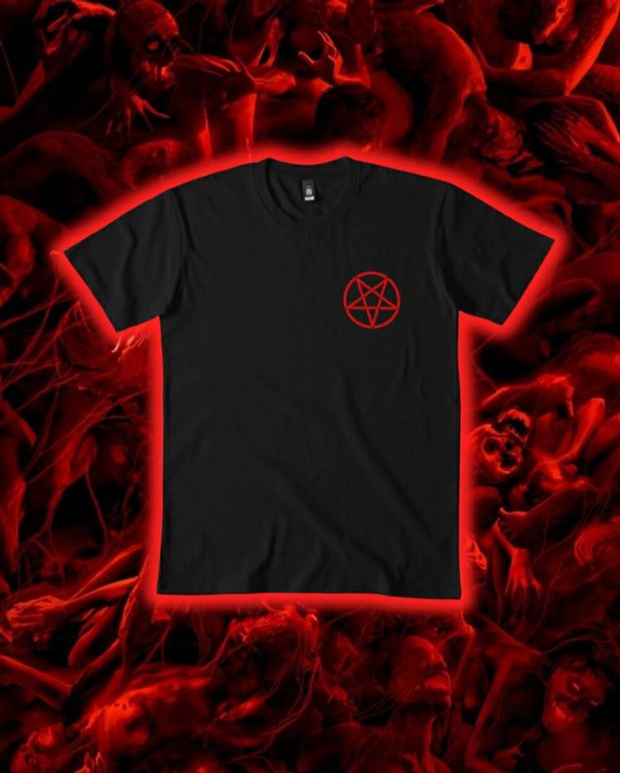 Moda Black Metal The Pentagram Burns T