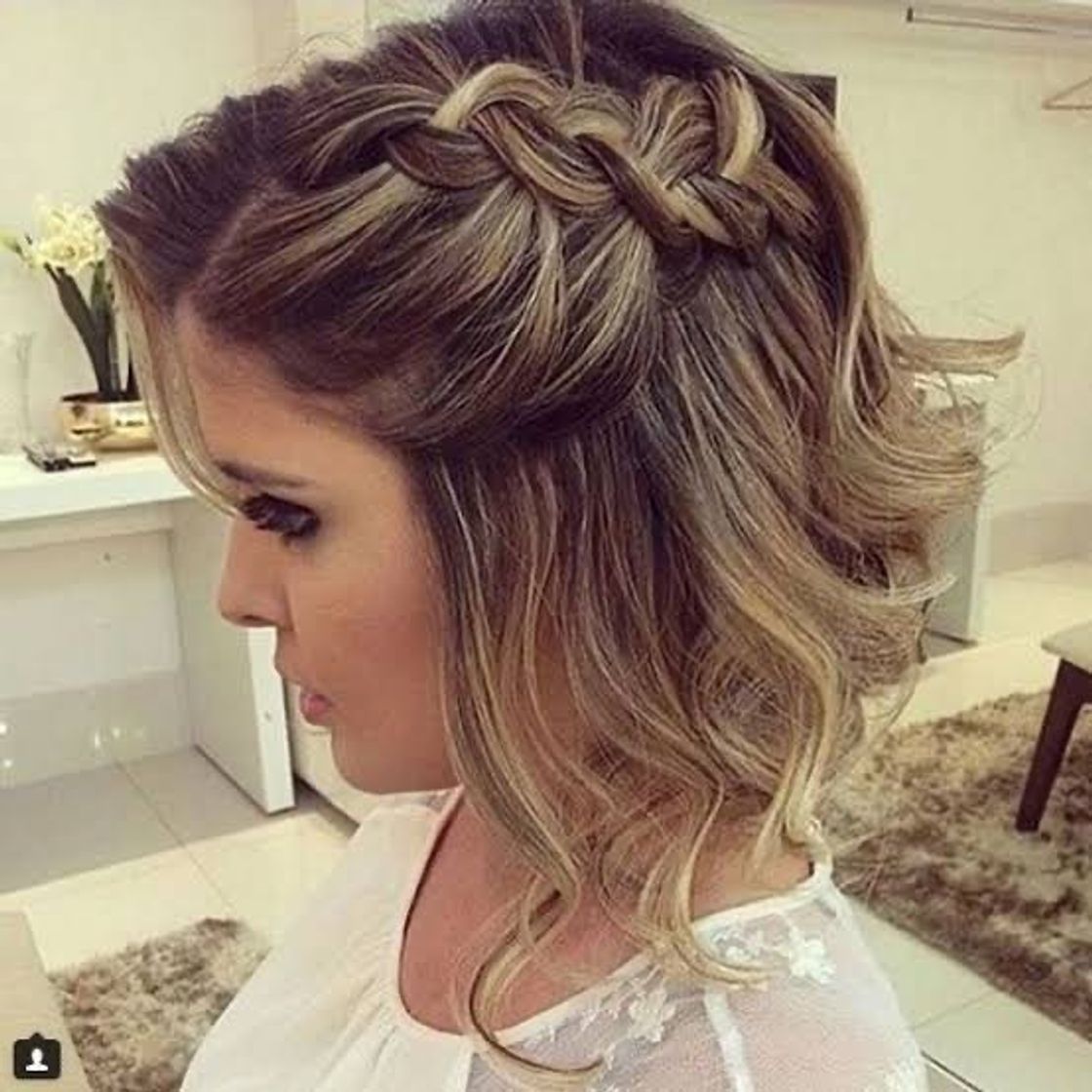 Moda Penteado para cabelos curtos 