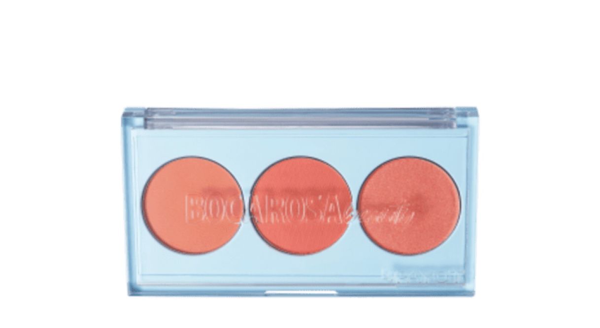 Fashion Paleta de blush boca rosa