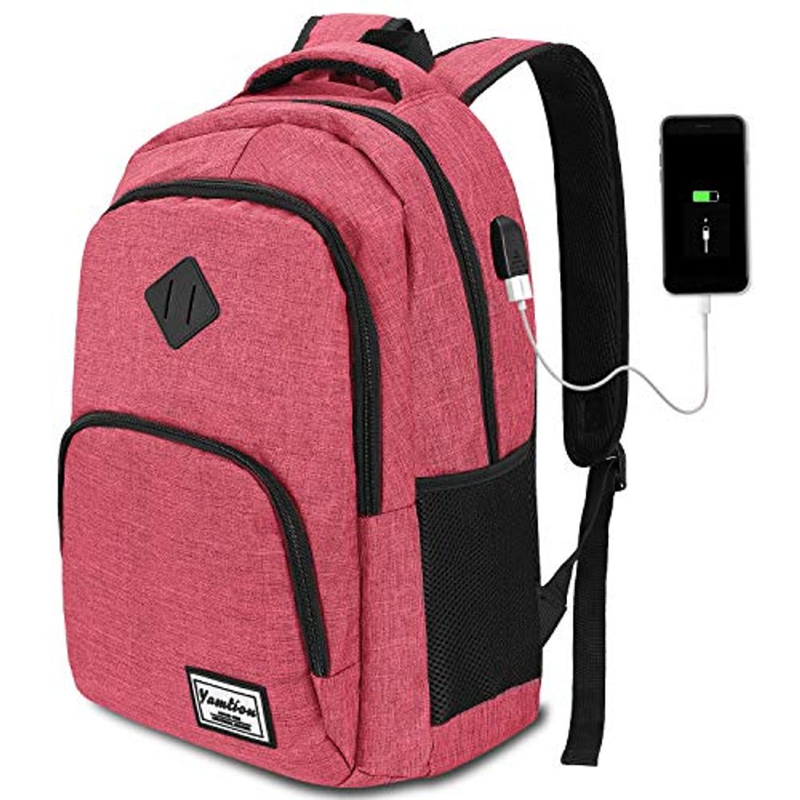 Producto YAMTION Mochila para Portátil con USB Puerto de Carga Mochila de Negocio