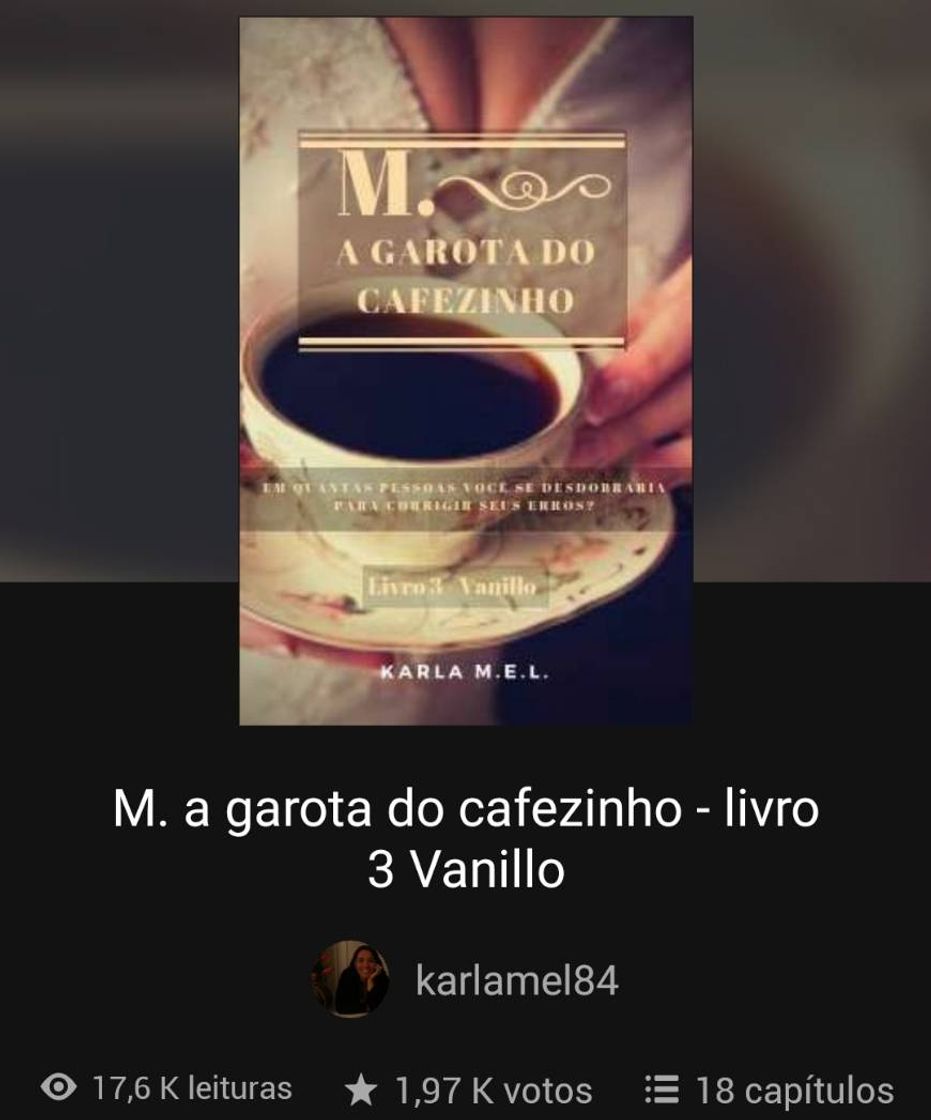 Libro M.A garota do cafezinho 3