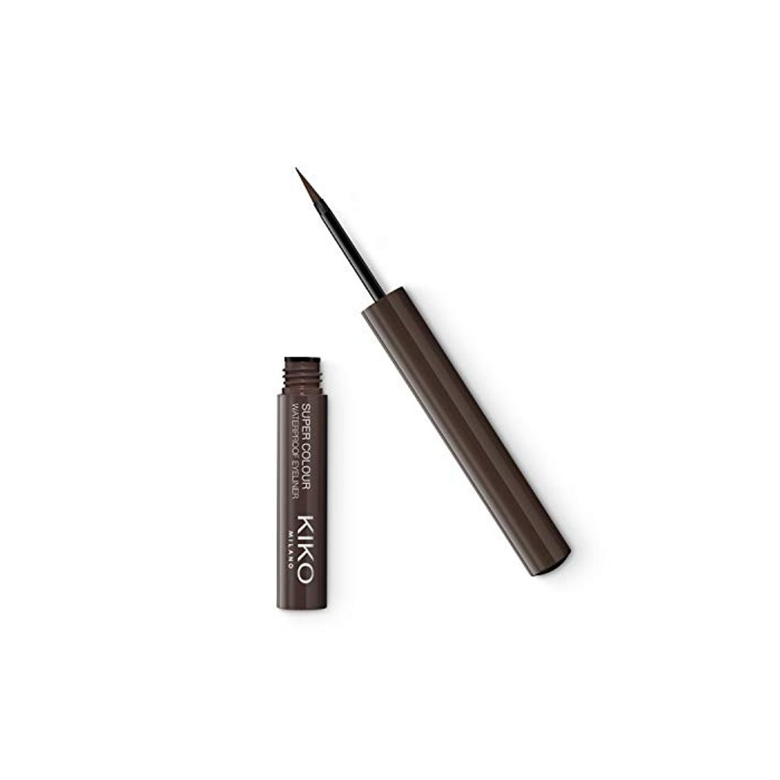 Beauty Kiko Milano Colour Eyeliner 09 Dark Brown Delineador de Ojos Líquido con Color Cubriente y Resistente Al Agua