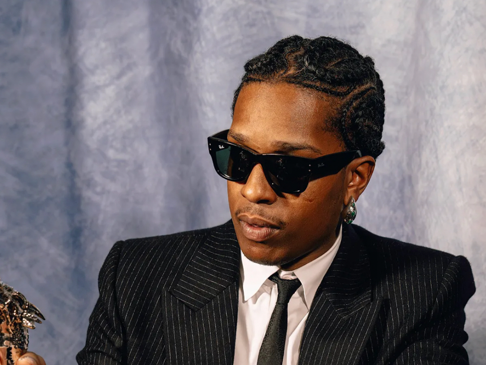 Social Gafas rectangulares: el accesorio ganador que no falta en el armario de ASAP Rocky