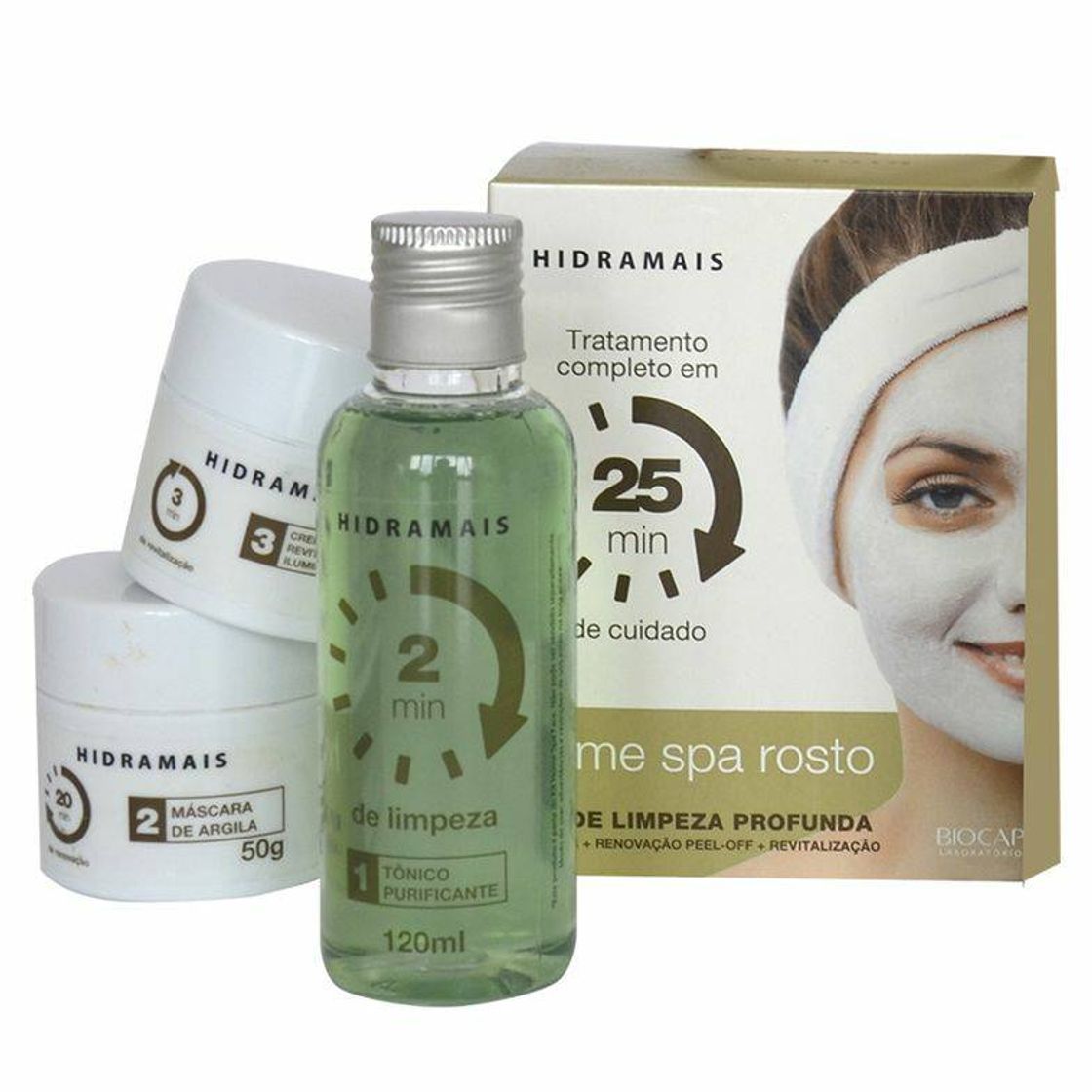 Fashion Hidramais Facial Kit - Tônico + Máscara + Hidratante