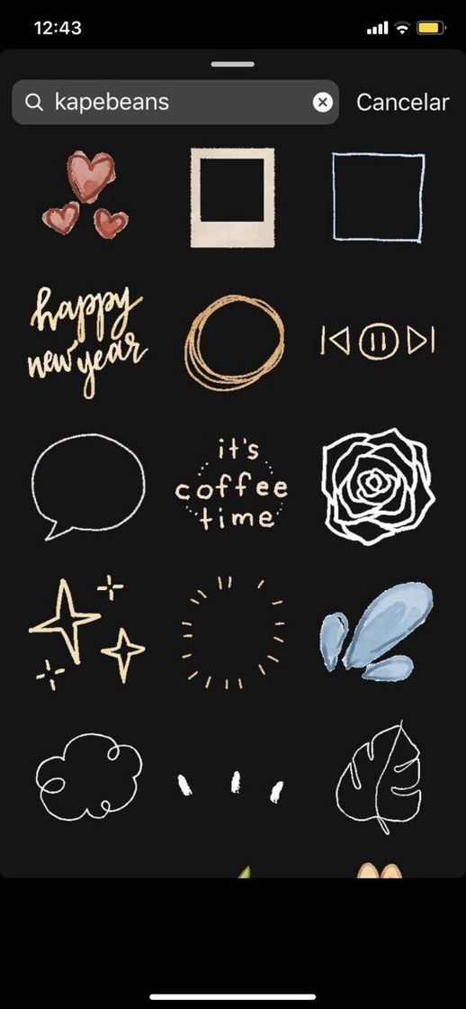 Fashion sticker para postar em stories no Instagram 