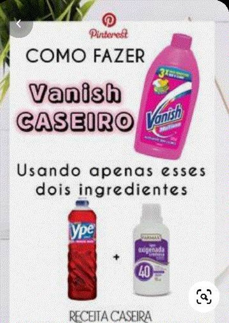 Moda produtos caseiros