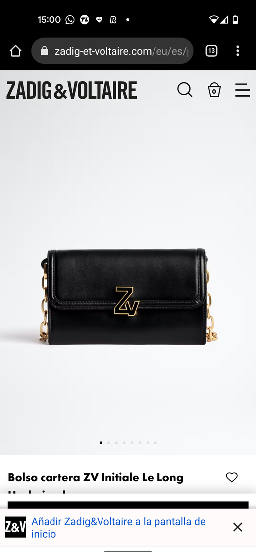 Fashion Bolso negro Zadig