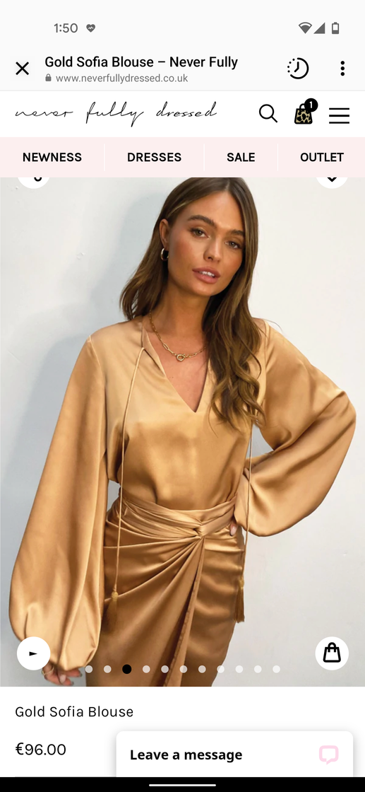 Fashion Gold dress