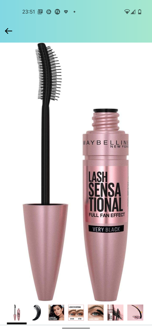 Belleza Mascara de pestañas lash sensational