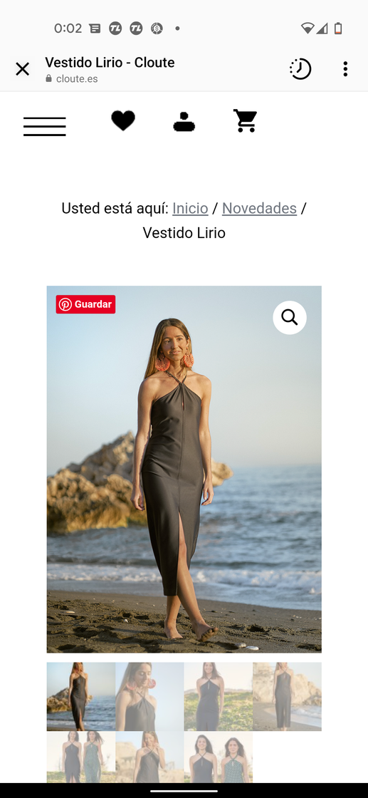 Moda Vestido largo negro