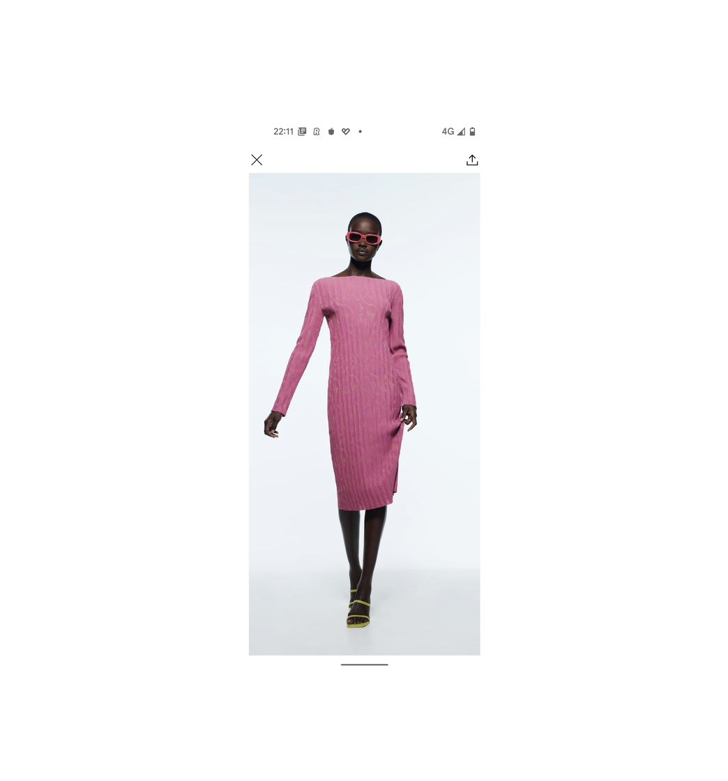 Social Vestido rosa 