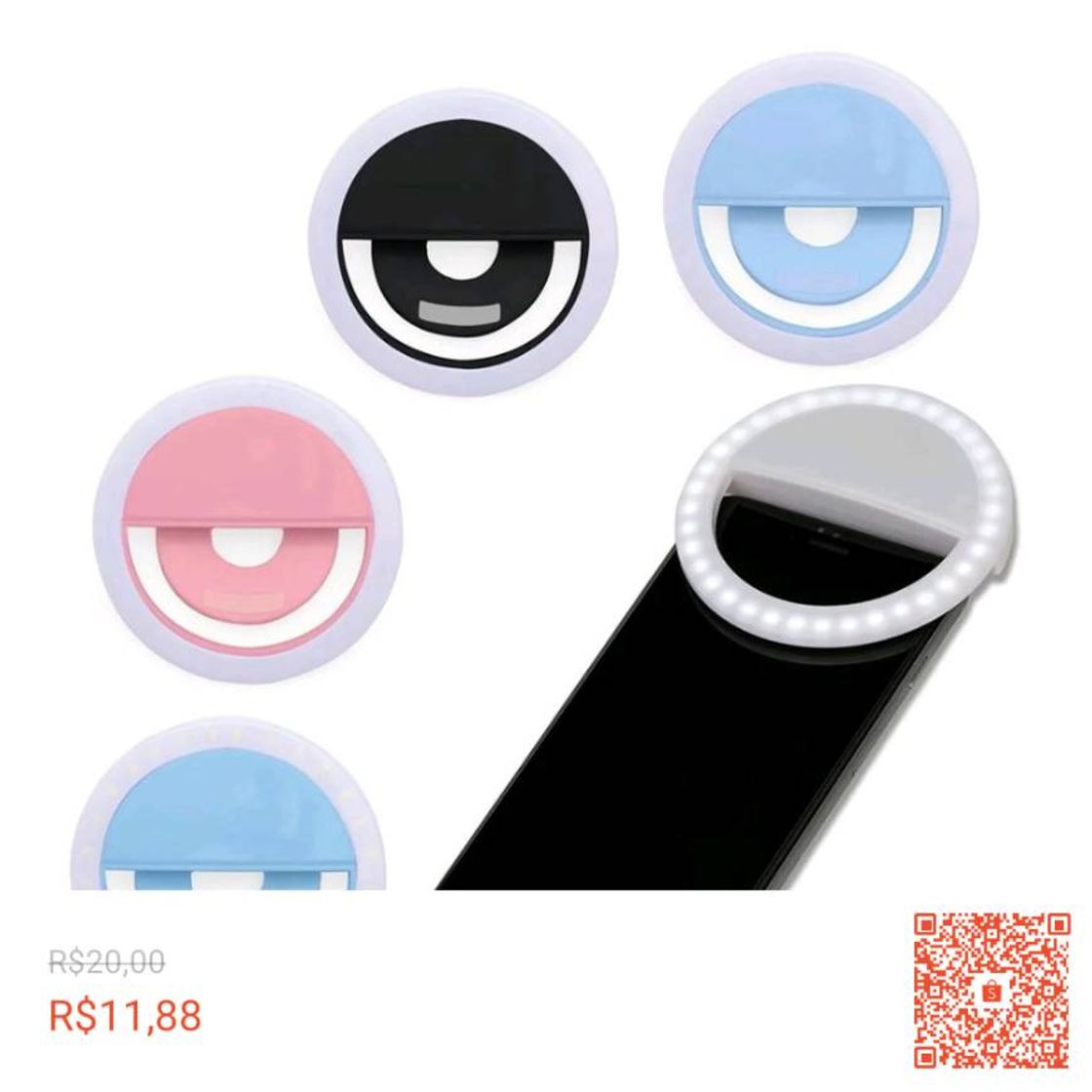 Moda Ring Light para celular 