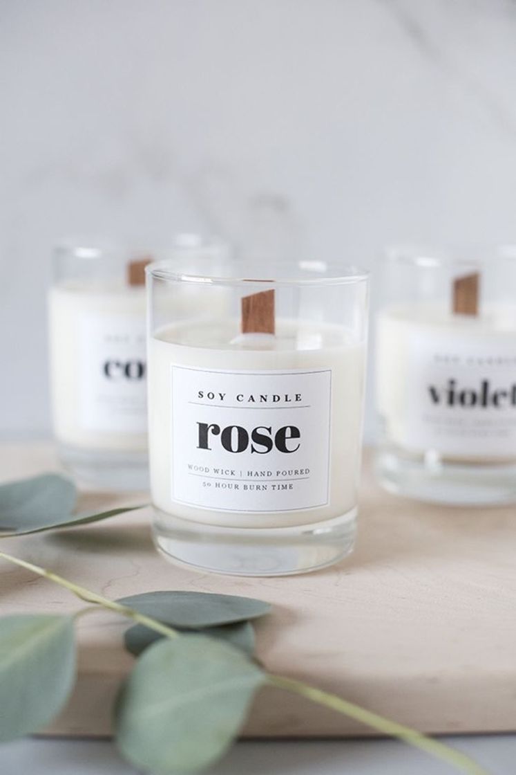 Velas de soja
