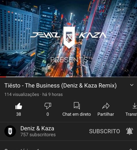 Tiësto - The Business (Deniz & Kaza Remix) - YouTube