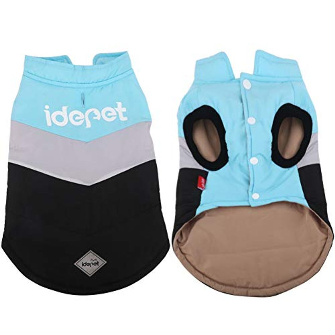 Product RTEAQ Ropa Mascotas Idepet Ropa Abrigada de Invierno para Perros Chaleco de Cachorro Chaqueta Chihuahua Ropa Abrigo para Perro pequeño Bulldog Abrigo Roupa Cachorro