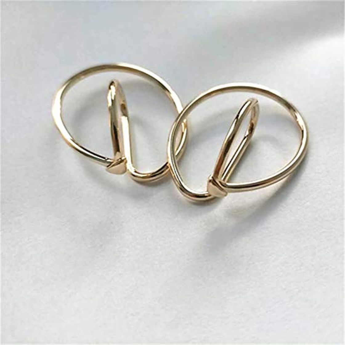 Social Xpccj Pendientes de tuerca Tendência de design simples geométricos de metal irregular