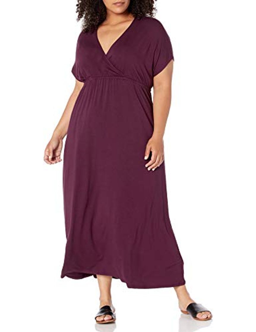 Moda Amazon Essentials Plus Size Surplice Maxi Dress