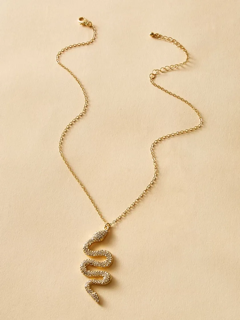 Moda Serpentine Design Necklace