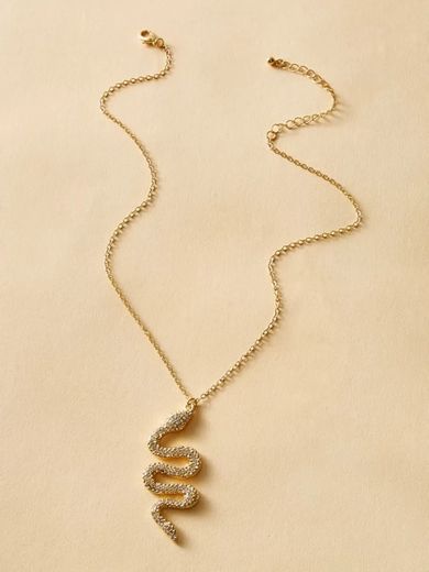 Serpentine Design Necklace